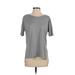 Nike Active T-Shirt: Gray Activewear - Women's Size Small