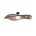 Bover Mediterrània Outdoor 1-Light 41.34" LED Semi Flush Mount Plastic in Brown/White | 41.34 W x 41.34 D in | Wayfair 33804103133U