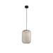 Bover Nans 1 - Light Drum LED Pendant in White/Brown | 12.4 W x 12.4 D in | Wayfair 30903204166U