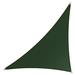 Colourtree Customize Triangle 260 GSM Super Ring Heavy Duty Sun Shade Sail, Stainless Steel in Green | 192 W x 360 D in | Wayfair