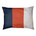 East Urban Home Clemson Stripes Pillow Metal in Orange/White/Blue | Extra large (50" W x 40" D x 7" H) | Wayfair 90CF792CCC764F199B573F8E6E80C15C