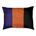 East Urban Home Ohio Football Nut Outdoor Dog Pillow Polyester in Orange/Black/Indigo | Medium (28" W x 18" D x 9.5" H) | Wayfair