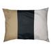 East Urban Home San Antonio Outdoor Pillow Polyester in White/Black | Small (28" W x 18" D x 6" H) | Wayfair 5E2261A7EE5148049EF26F726B74FDEF