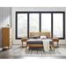 George Oliver Chertsey Solid Wood Platform 4 Piece Bedroom Set Wood in Brown | 40 H x 64.75 W x 85.5 D in | Wayfair