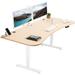 Vivo Electric 63" x 32" Height Adjustable Stand Up Desk (DESK-KIT-2B1B series) Wood/Metal in White | 25.2 H x 63.1 W x 31.5 D in | Wayfair