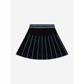 Emporio Armani Girls Pleated Skirt In Navy Size 10 Yrs