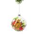 The Holiday Aisle® Gearldene Frosted Birdhouse Ball Ornament Glass in Gray/Yellow | 4.5 H x 4 W x 4 D in | Wayfair 755CFF99EFBB4A70812118214FED48A5