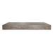 Hokku Designs Clopein Oak Solid Wood Accent Shelf in Brown/Gray | 4" H x 48" W x 7" D | Wayfair 03101CC74DA7467380302A94C231BE6B