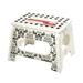 House 2 Home 1 - Step Plastic Folding Step Stool Plastic in White | 12.5 W x 9.75 D in | Wayfair W12S206-6