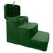 Horsemen's Pride Three - Step Mounting Block w/Storage - Green - Smartpak