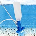 Aspirateur de piscine portable brosse en forme de W PP nettoyeur de livres sans électricité