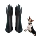 Gants de bain multifonctionnels pour chat et chien gants de toilettage gants de soudage gants de