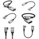 Adaptateur HD vers HD câble enroulé Mini convertisseur micro hdmi femelle vers mâle pour PC