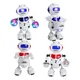 Robot Spatial avec Musique Phtalique pour Enfant Jouet Électrique Jeu Lumineux Interactif Cadeau