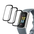 Protecteur d'écran de montre Film transparent pour fitbit Charge 5 couverture complète étanche