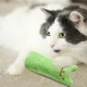 Jouet à mâcher en peluche douce pour chats d'intérieur jouet pour chat herbe à chat couinement