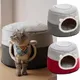 Lit pour chat grotte pour sommeil profond confortable en hiver petit tapis panier petits