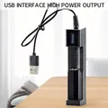 Chargeur universel de batterie au Lithium 1 emplacement universel USB intelligent adapté aux