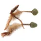 Jouets en herbe de cataire avec plumes douces pour chats boule de friandises pour animaux de