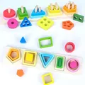 Jouets à empiler Montessori pour enfant de 4 5 et 6 ans planche à trier et à empiler