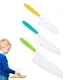 Couteaux pour enfants 3 pièces couteaux de cuisine pour enfants avec une prise ferme bords