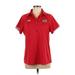 Under Armour Active T-Shirt: Red Solid Activewear - Women's Size Large