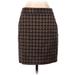 Ann Taylor LOFT Casual Skirt: Brown Bottoms - Women's Size 4 Petite