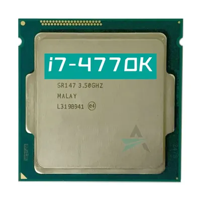 Core i7 4770K SRtrag3.5 GHz façades-Core CPU Bureau LGA 1150 Processeur I7-4770k Livraison Gratuite