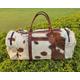 Large Duffel Bag - Large Duffle For Travelling Natural Cowhide Gym Bags Men Women Custom Duffel Personalised Gift