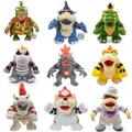 9 Styles Mario Plush Toys Princess Peach Fury Bowser Koopa King K.Rool Meowser Stuffed Cartoon