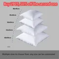 100%cotton standard white bounce back pillow cushion core sofa car seat home interior decor