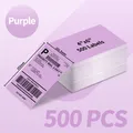 Phomemo 4x6 Thermal Labels for Shipping Label Printer - 500PCS Purple Mailing Labels 4x6 Direct