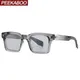 Peekaboo grey brown retro sun glasses for women uv400 male hot selling square sunglasses for men