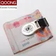 QOONG Custom Lettering Stainless Steel Metal Money Clip Fashion Crafts Novel Cash Clamp Holder Mini