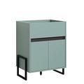 trendteam smart living - Waschbeckenunterschrank Unterschrank (Ohne Waschbecken) - Badezimmer - Matix - Aufbaumaß (B x H x T) 64 x 80 x 46 cm - Farbe Dusk Blue - 223930331