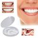 Rtmgob 2PCS Fake Teeth Dentures Cosmetic Teeth Veneer Dentures Comfortable Fit for Men and Women