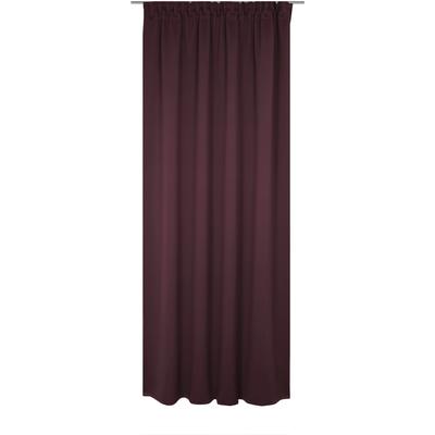 Vorhang WIRTH "Newbury", lila (aubergine), B:130cm H:205cm, Baumwolle, Polyester, Gardinen, nach Maß Image