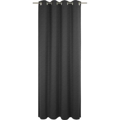 Vorhang WIRTH "Trondheim B", schwarz, B:132cm H:315cm, Polyacryl, Gardinen, nach Maß Image
