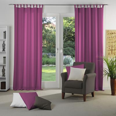 Vorhang WIRTH "Dim out", pink, B:142cm H:245cm, Polyester, Gardinen, nach Maß Image