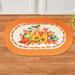 Pumpkin Chickadee Fall Skid-Resistant Braided Accent Rug - 29.5 x 0.25 x 19.5