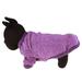 Pet Supplies 1Pieces Dog Sweater Winter Pet Clothes Dog Outfit Soft Cat Sweater Dog Sweatshirt for Small Dog Puppy Cat Pet Accessories Cotton Purple
