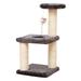 HIBRO Dog Bike Rack Pannier Dog Three Tier Three Post Cat Climbing Frame Sisal Cat Scratching Board Cat Toys Decompression Cat Scratching Post Cat Climbing Frame Multi Level Pet Playhouse