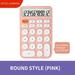 Pompotops Student Scientific Desktop Calculator Voice For Office Use Financial Portability High Appearance Cute Girl Student In Ins Style Pink