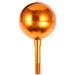 1PC Aluminium Alloy Flagpole Ball Delicate Flagpole Ball Golden Flagpole Ball Decor 3 Inches Flappole Ornament for School Gym (Golden)