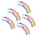 30Pcs Polyester Rainbow Flag LGBT Pride Flag Portable Outdoor Banner for Party