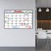 VWAQ Dry Erase Calendar Wall Decal with Markers - Peel and Stick Whiteboard - DRV1