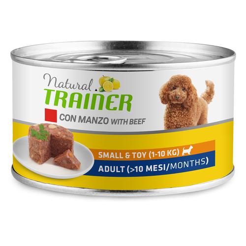 6 x 150 g Natural Trainer Small & Toy Adult Rind Nassfutter Hund