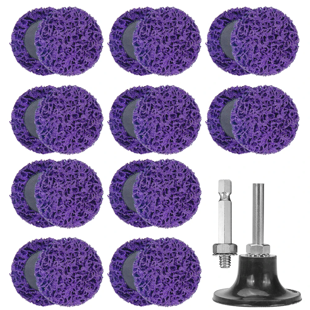 22 stücke Rost Entferner Rad Disc Schleif Winkel Schleifen Rad 50mm Schleifen Disc Polieren Streifen Disc Schleif Räder Image