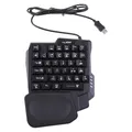 USB Tastatur einhand Verdrahtete 35 Schlüssel Luminous Gaming Tastaturen Für Tablet Bunte Ergonomie