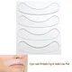 4Pcs Anti-Falten Lip & Lächeln Linie Pad Reusable Silikon Gel Anti-Aging Collagen Gesichts Hebe
